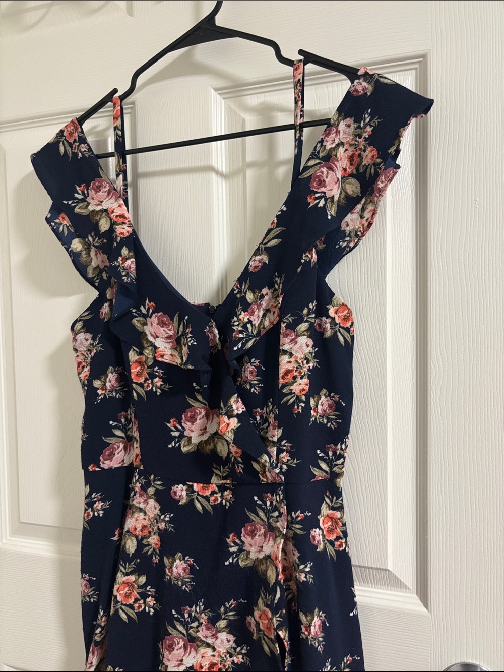 High-Low Floral Romper - Picture 5 of 6
